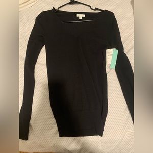 Nordstrom Rack Black Sweater Top